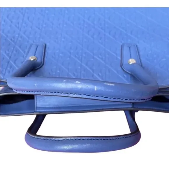 Henri Bendel Periwinkle Empire Tote EUC - Picture 6 of 14